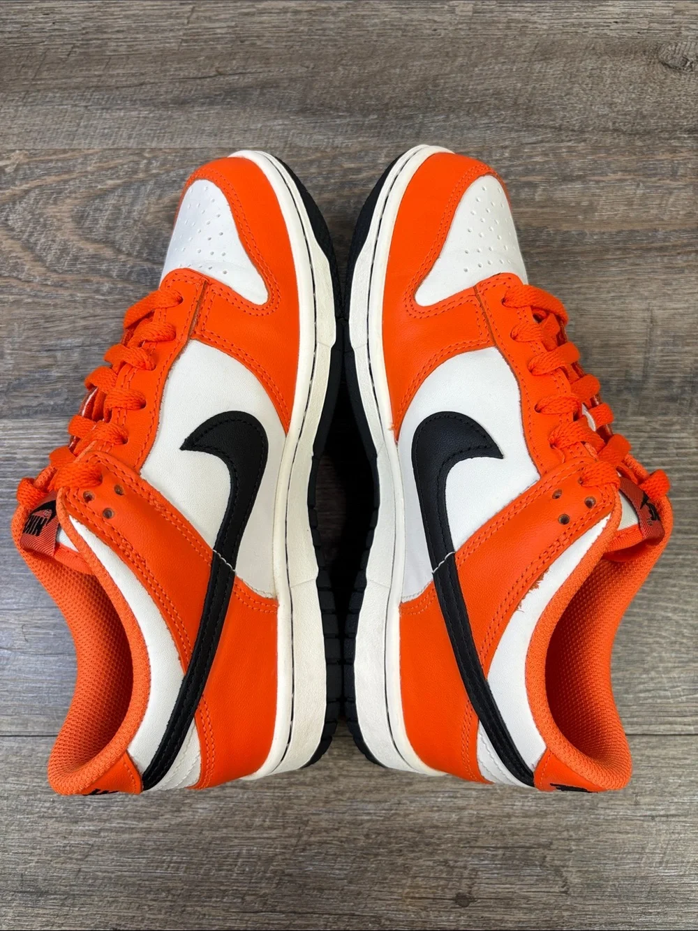 Nike Dunk Low GS Safety Orange Phantom Black Sneakers 6Y / Women’s 7.5